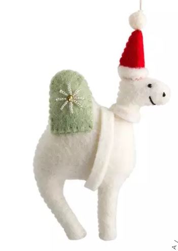camel christmas ornament